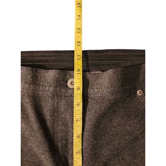 Chico's Women's Size 2 US M Stretch Rayon Two Back Pockets Dark Gray Pants - Picture 5 of 9